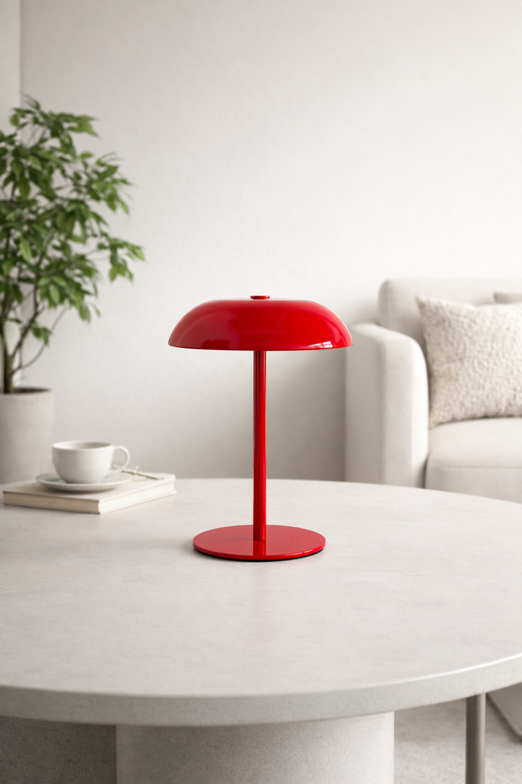 Lampada fungo metallica