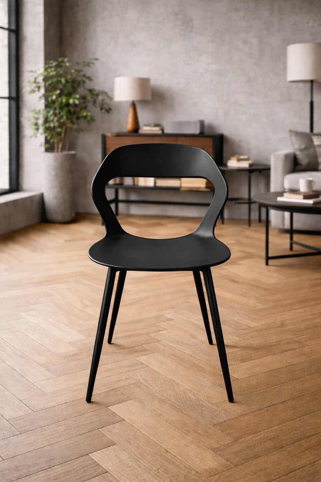 Sedia semplice opaca